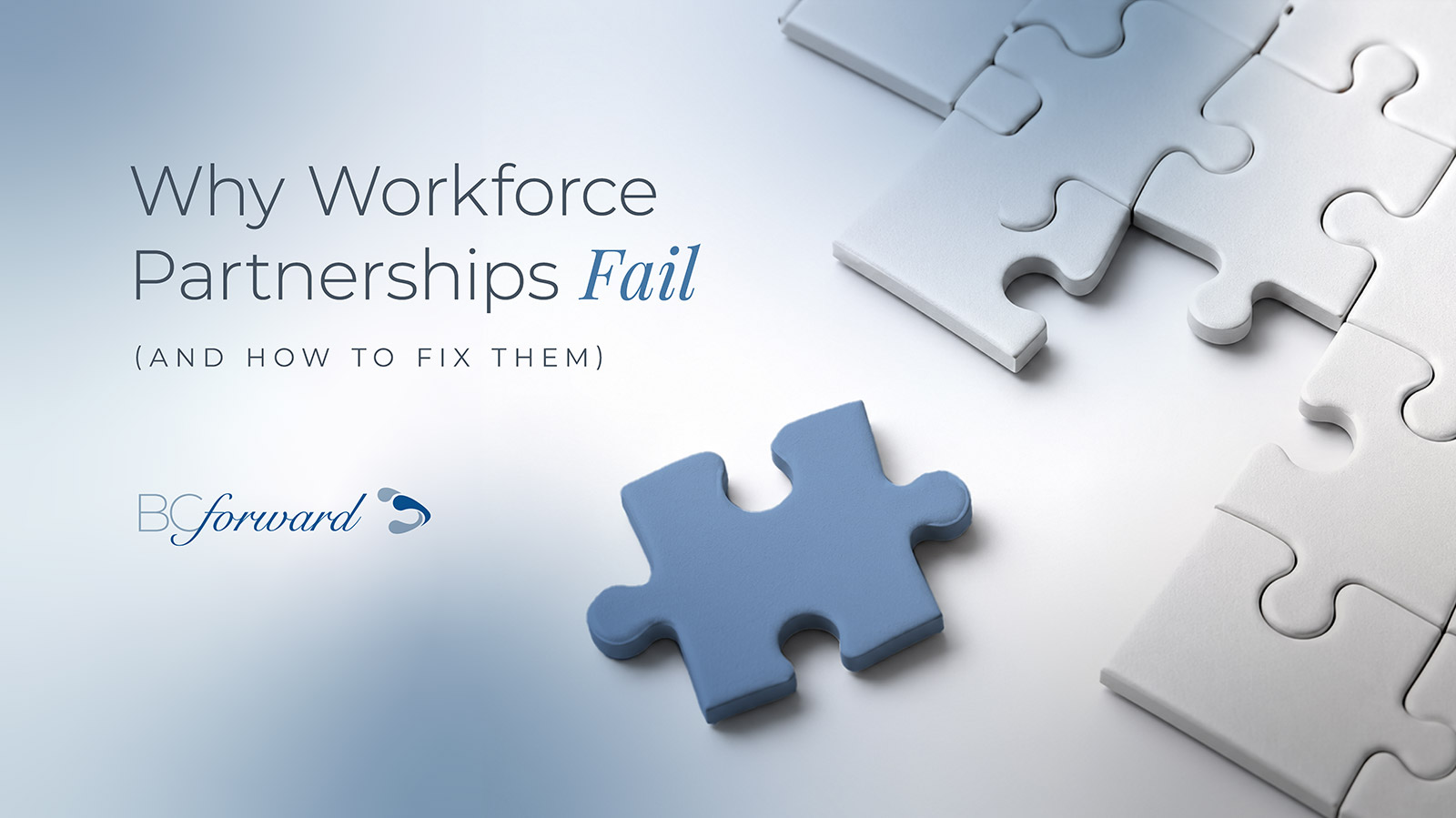 Why- workforce partnerships fail