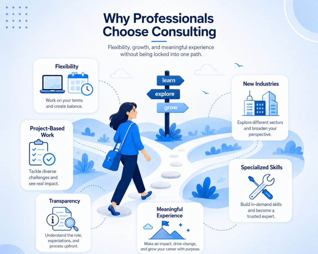 Why Professionals Choose Consulting